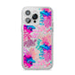 Rainbow Fish iPhone 14 Pro Max Clear Tough Case Silver