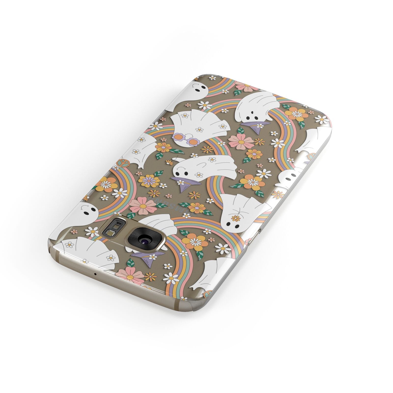 Rainbow Ghost Samsung Galaxy Case Front Close Up