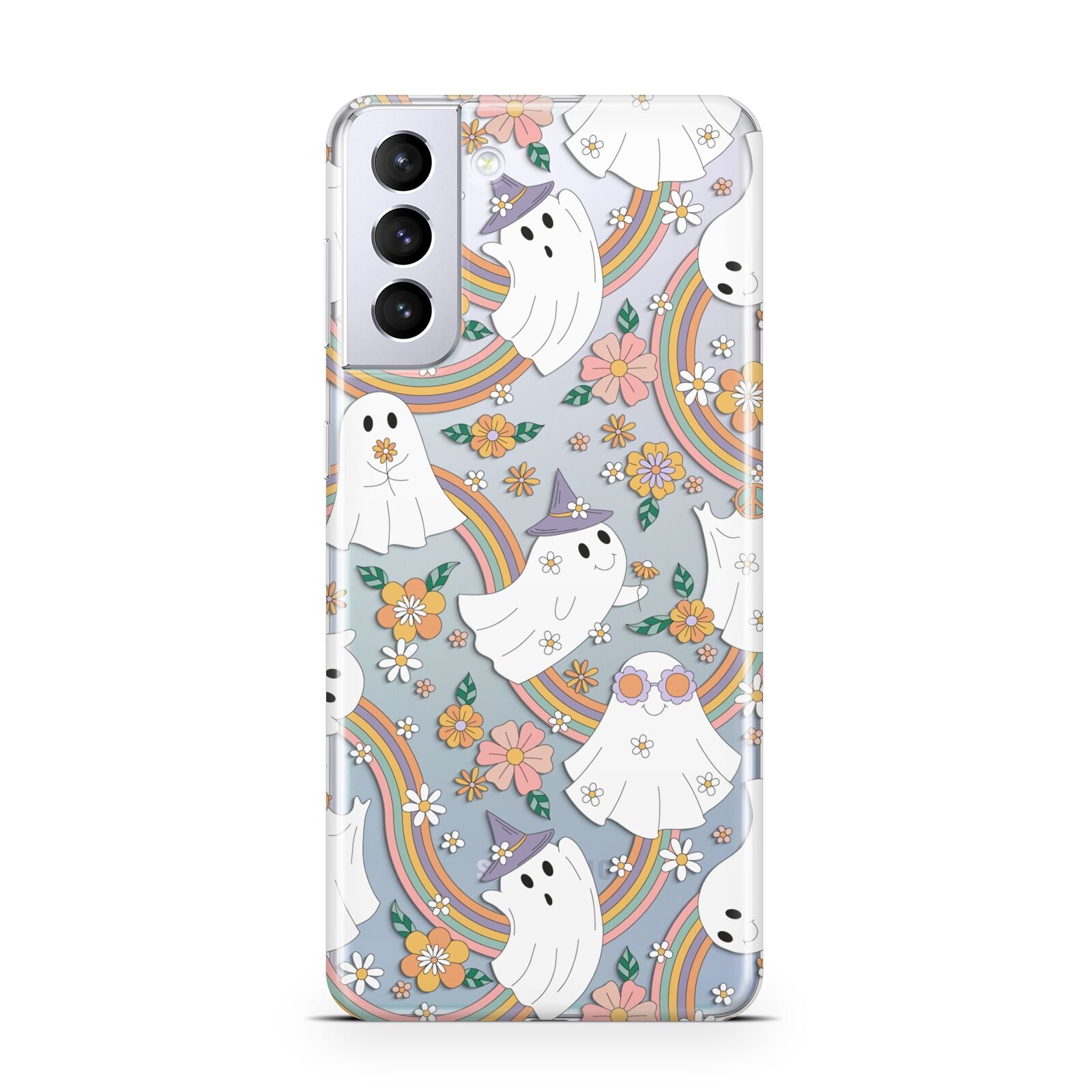 Rainbow Ghost Samsung S21 Plus Phone Case