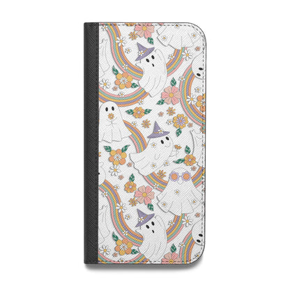 Rainbow Ghost Vegan Leather Flip Samsung Case