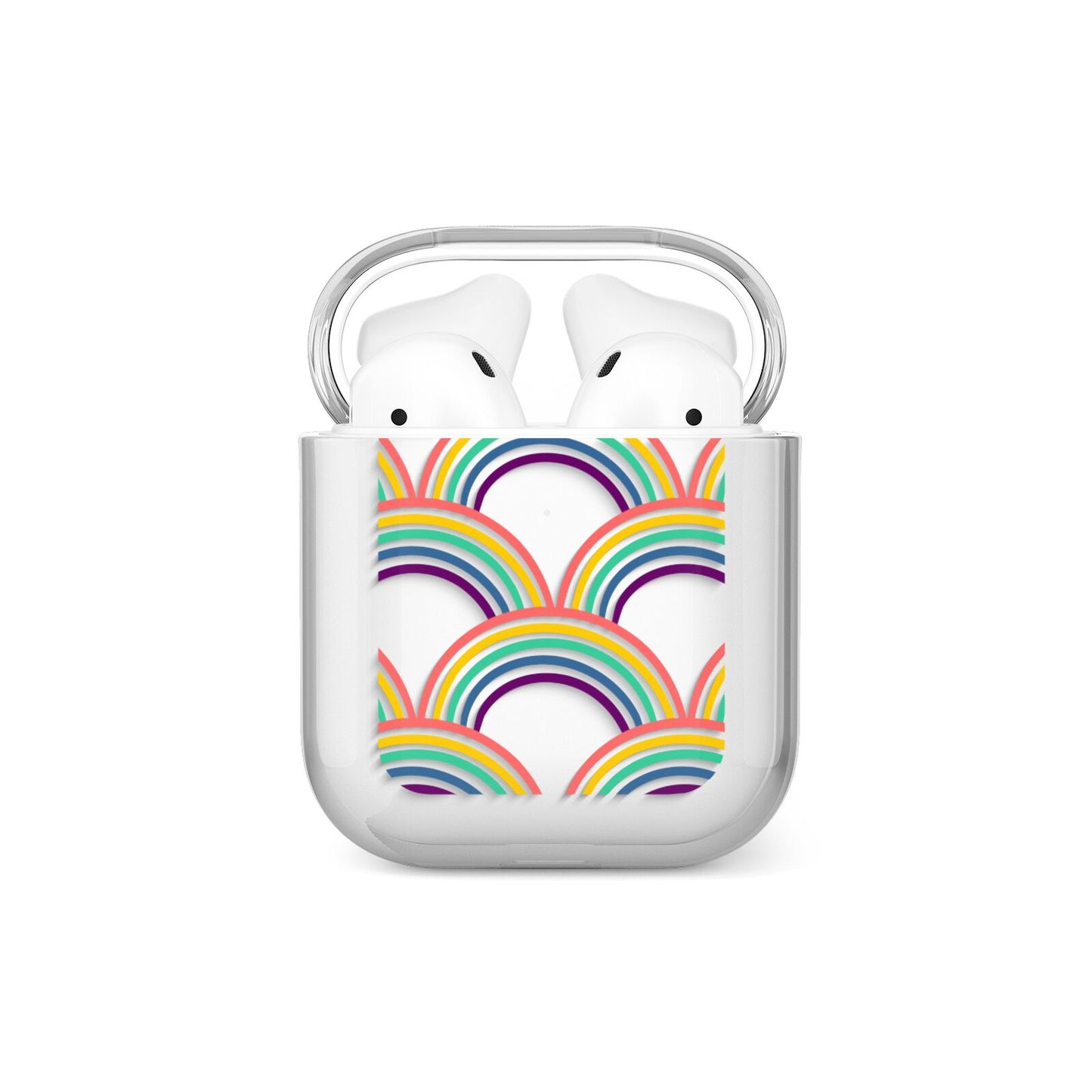 Rainbow Pattern AirPods Case