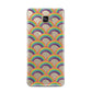 Rainbow Pattern Samsung Galaxy A3 2016 Case on gold phone