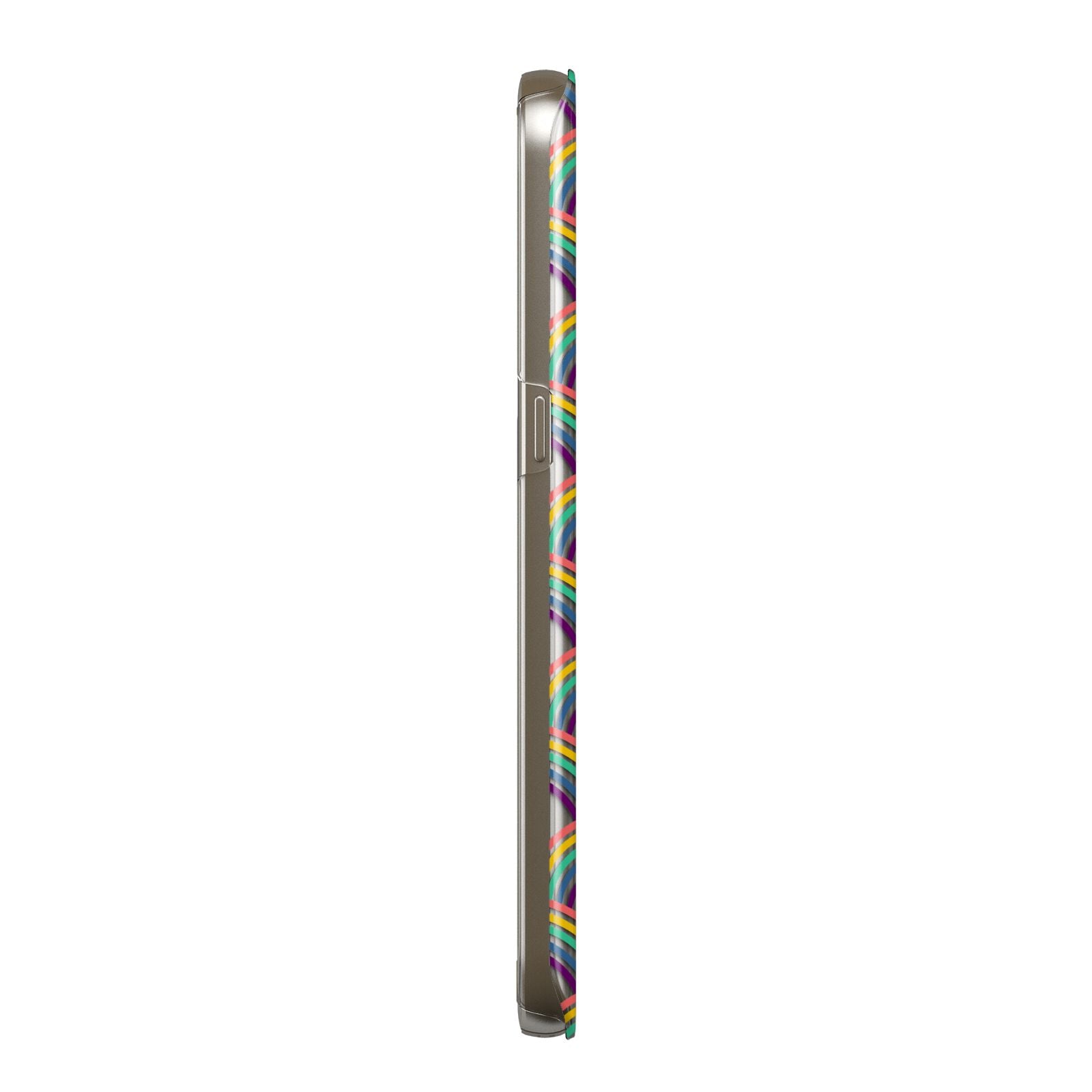 Rainbow Pattern Samsung Galaxy Case Side View