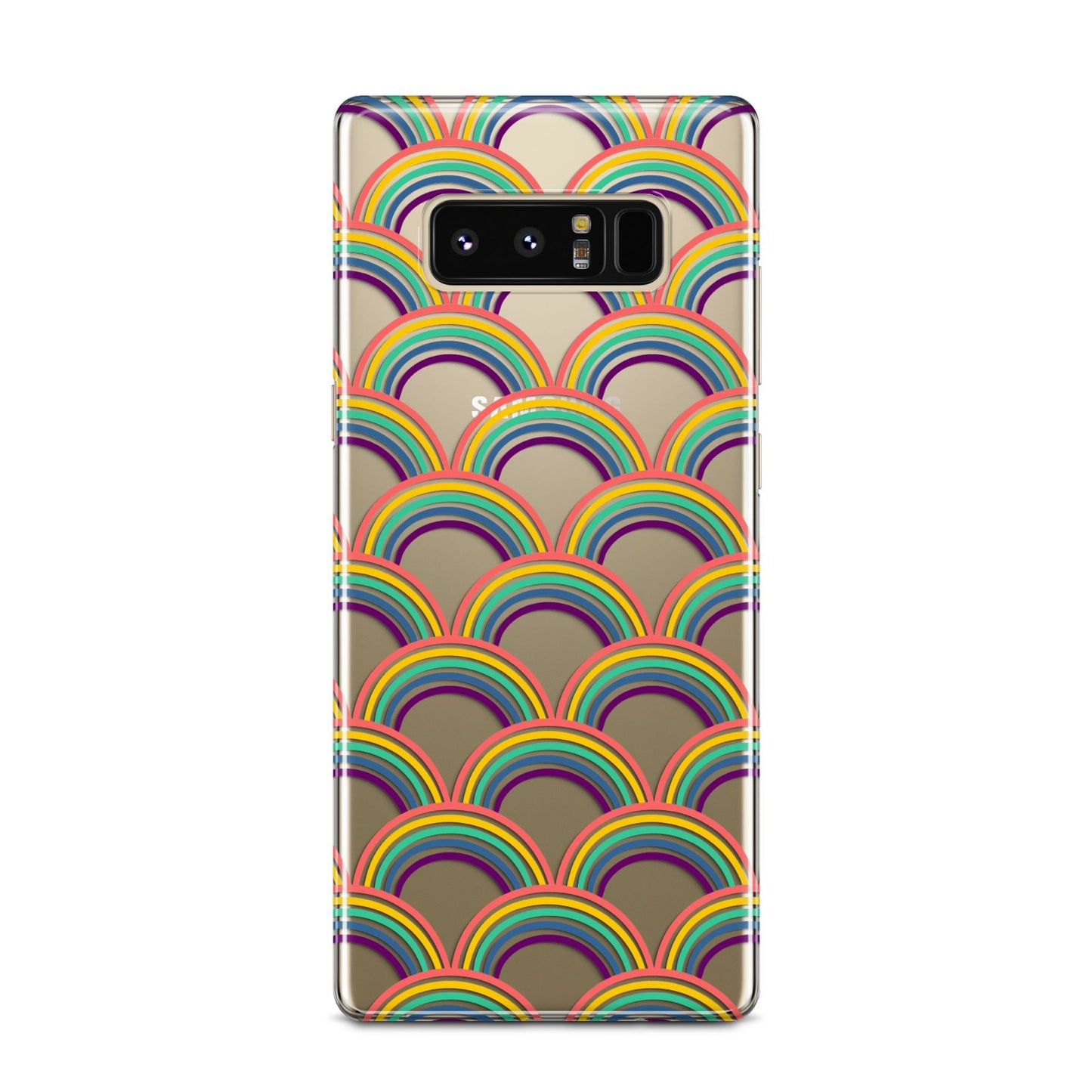 Rainbow Pattern Samsung Galaxy Note 8 Case