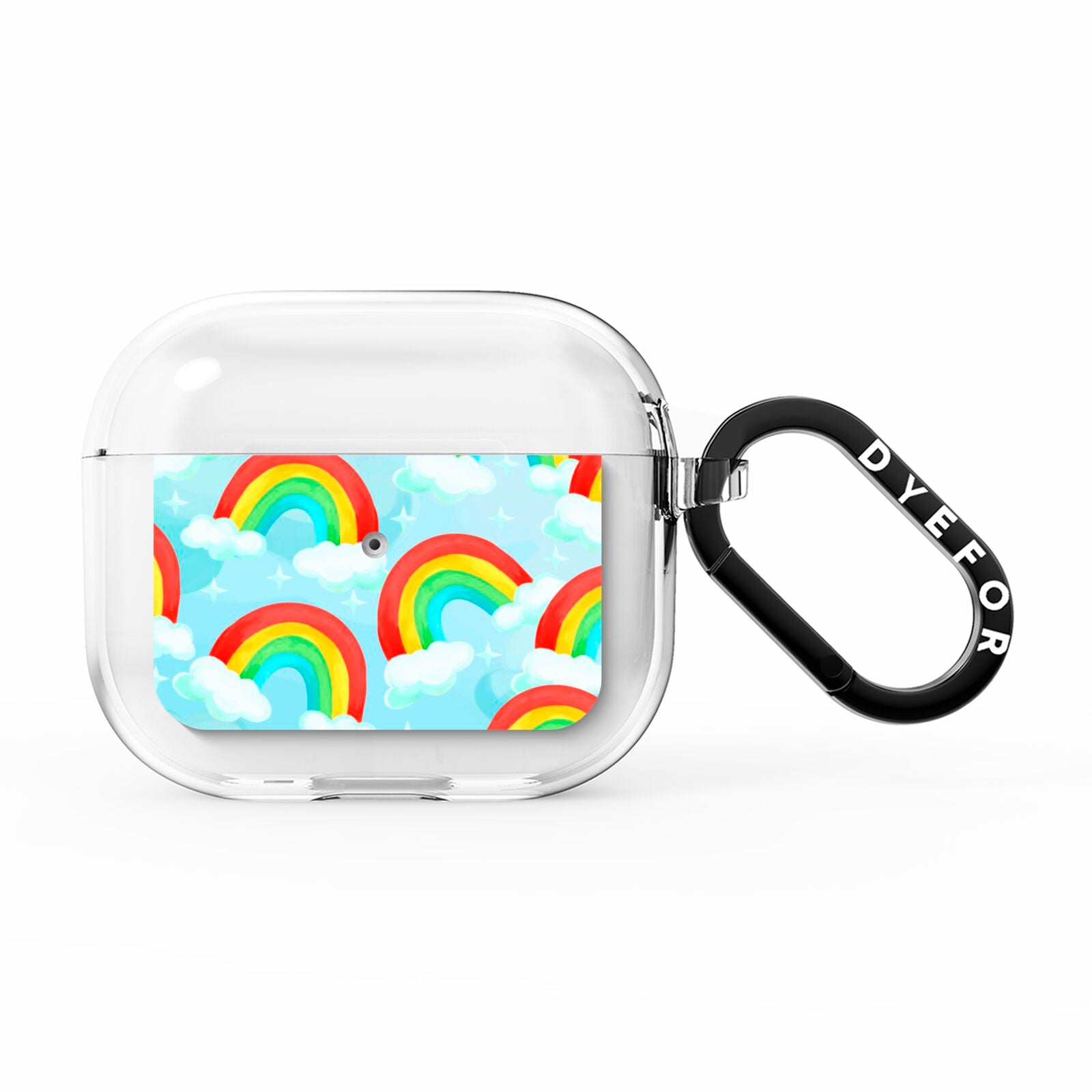 Rainbow Sky AirPods Clear Case 3rd Gen