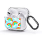 Rainbow Sky AirPods Glitter Case 3rd Gen Side Image