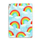 Rainbow Sky Apple iPad Gold Case