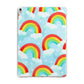 Rainbow Sky Apple iPad Rose Gold Case