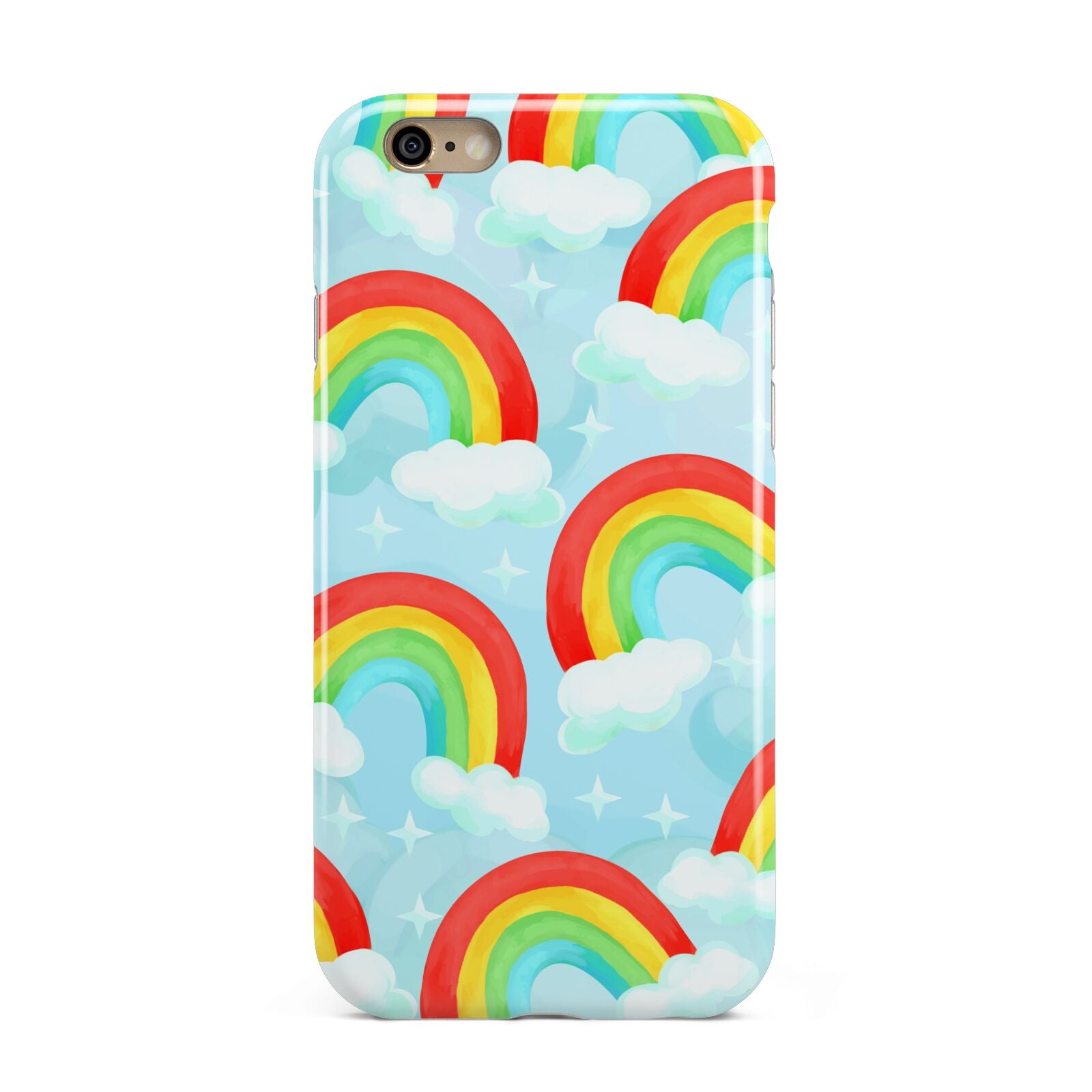 Rainbow Sky Apple iPhone 6 3D Tough Case