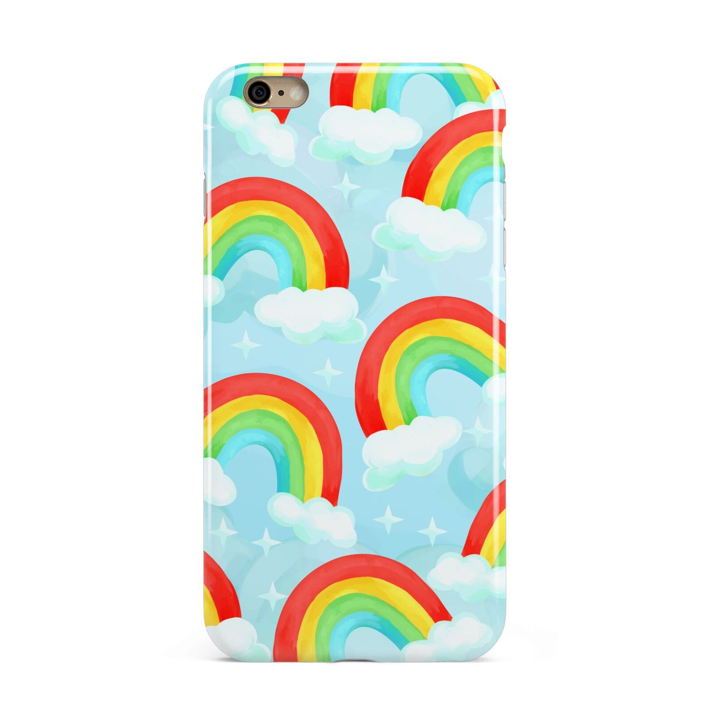 Rainbow Sky Apple iPhone 6 Plus 3D Tough Case