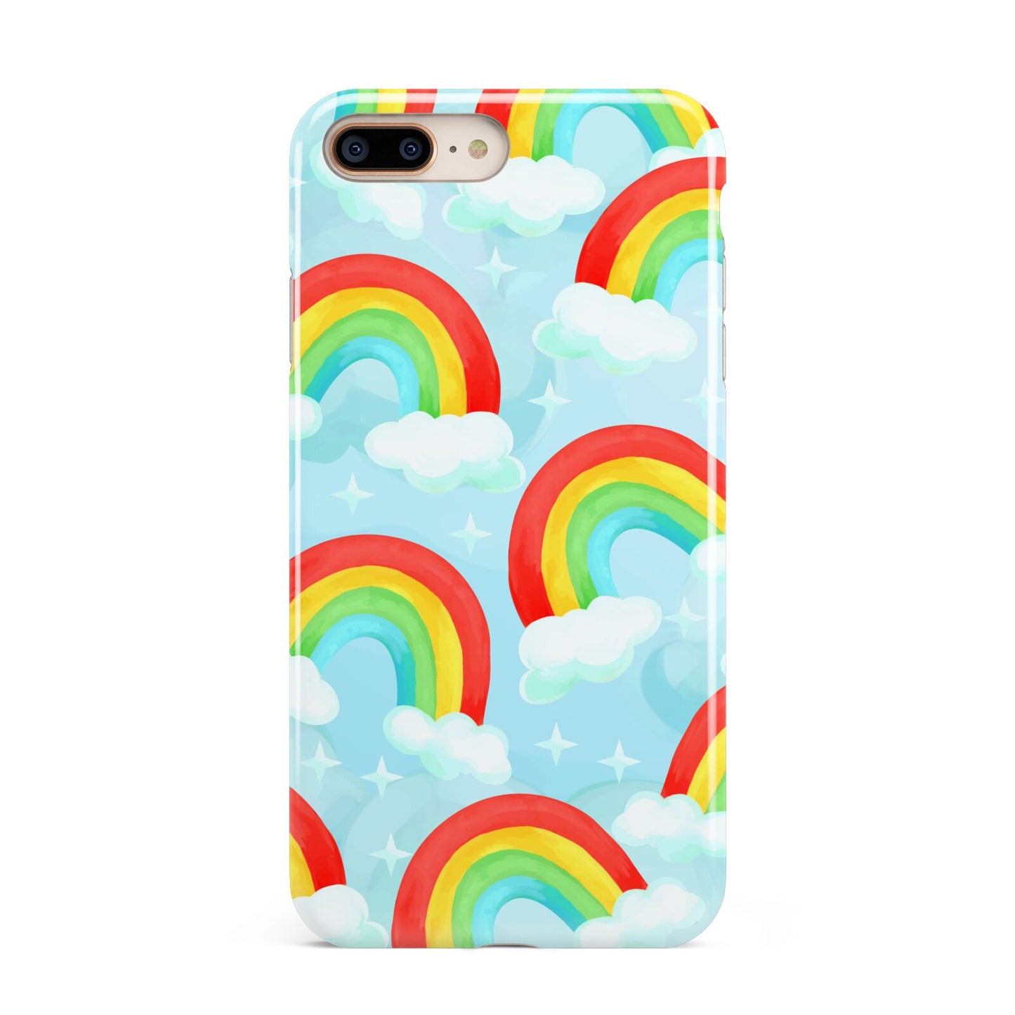 Rainbow Sky Apple iPhone 7 8 Plus 3D Tough Case