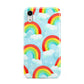 Rainbow Sky Apple iPhone XR White 3D Tough Case