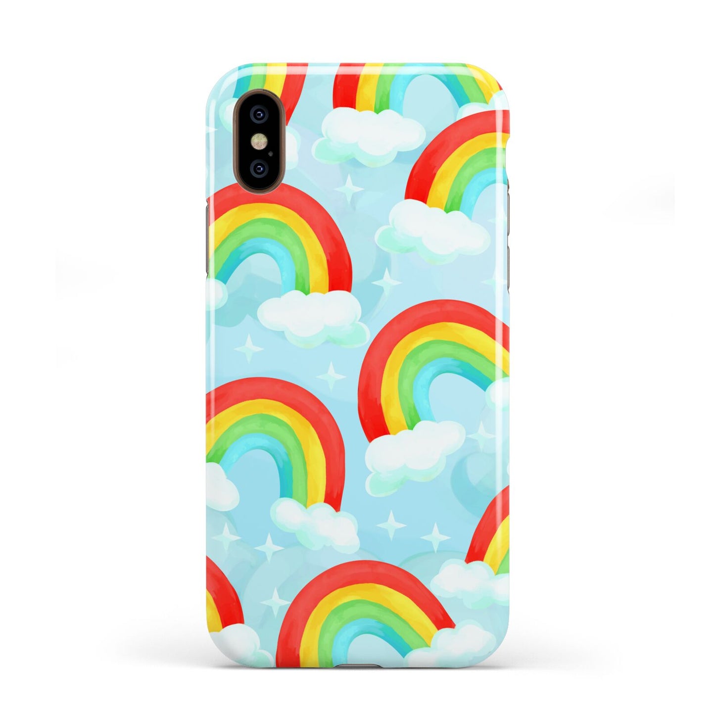 Rainbow Sky Apple iPhone XS 3D Tough