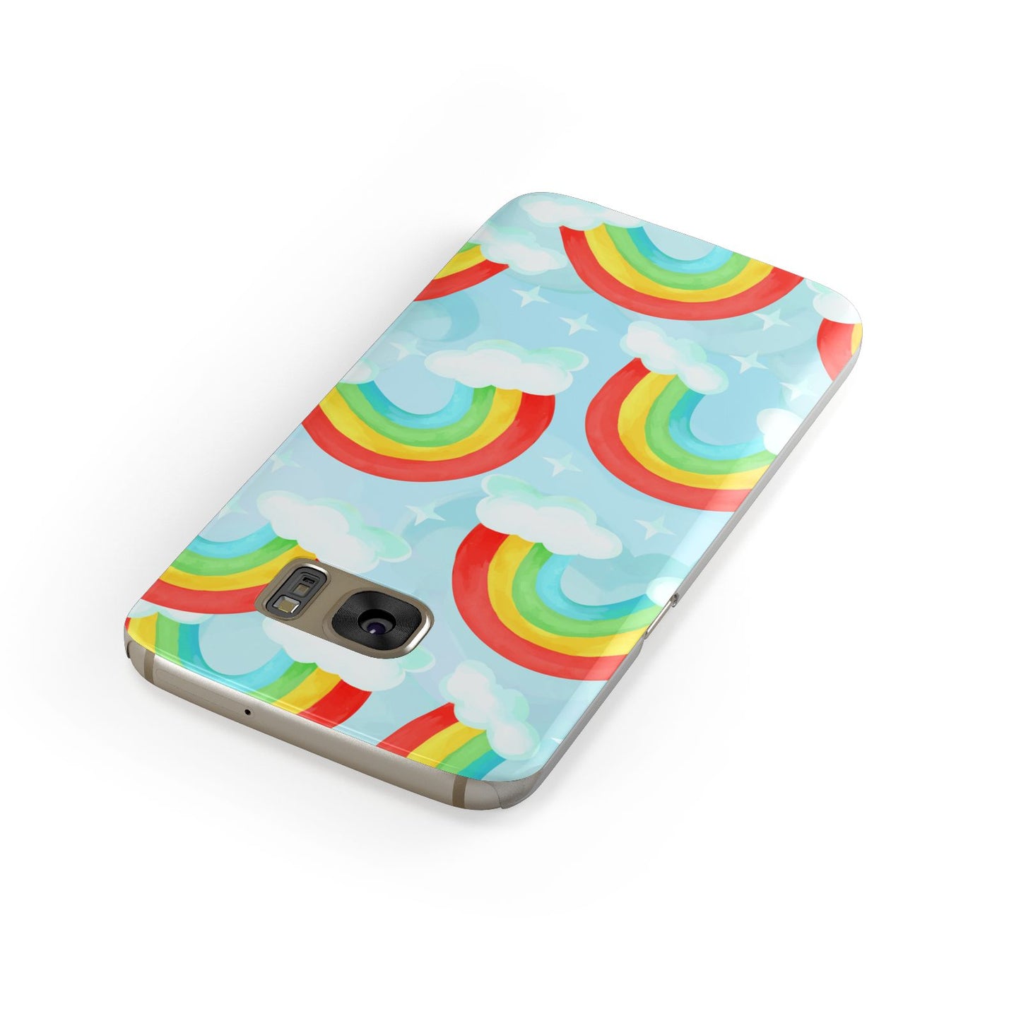 Rainbow Sky Samsung Galaxy Case Front Close Up