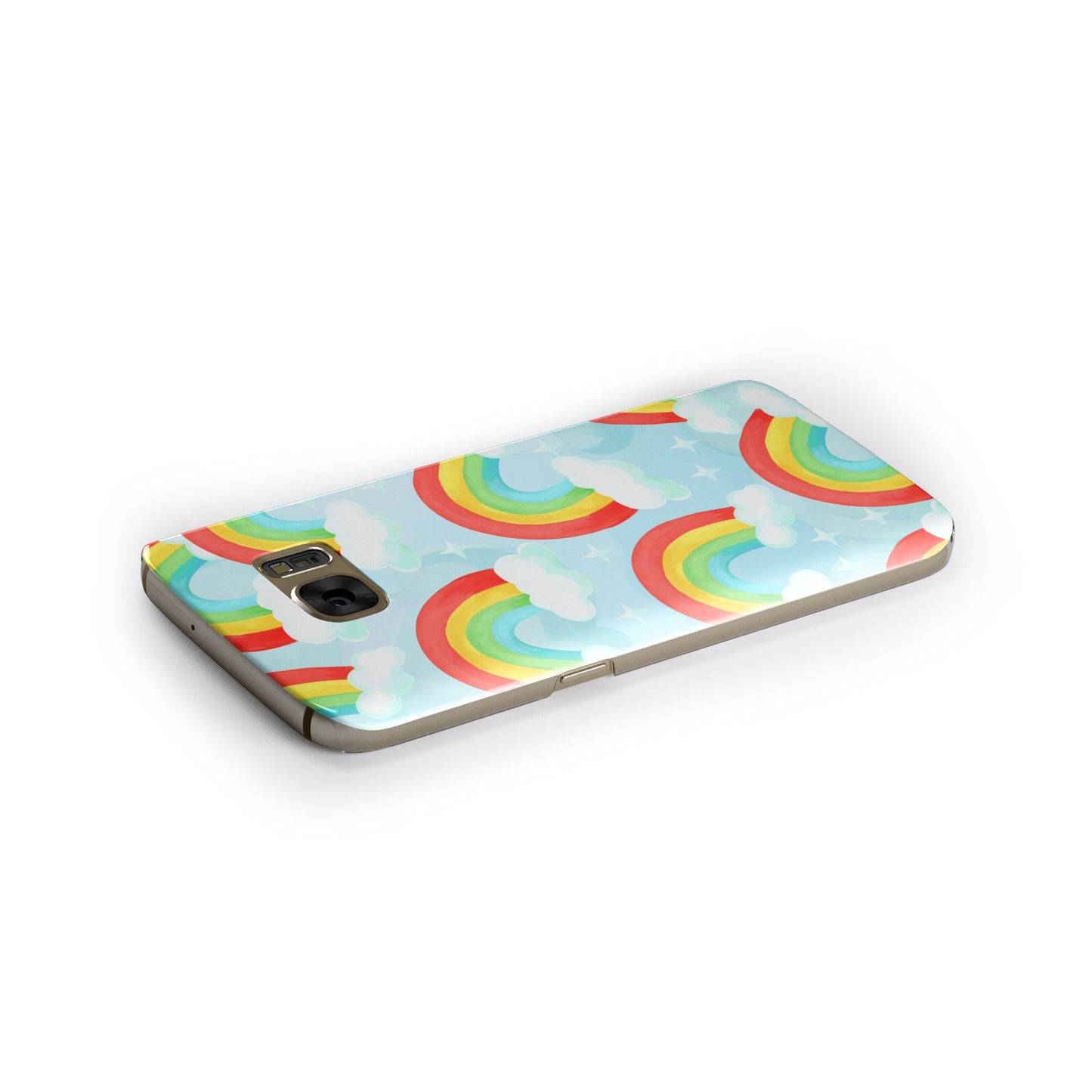 Rainbow Sky Samsung Galaxy Case Side Close Up