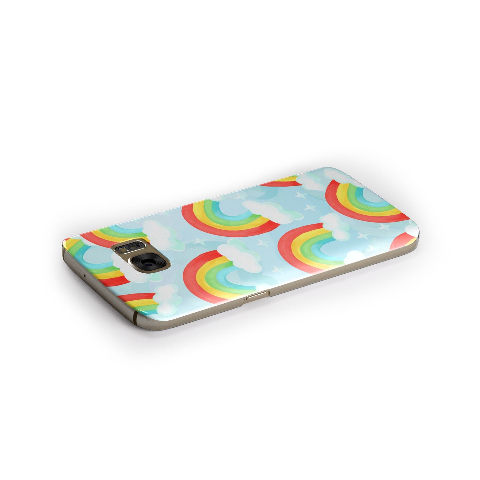 Rainbow Sky Samsung Galaxy Case Side Close Up