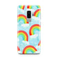 Rainbow Sky Samsung Galaxy S9 Plus Case on Silver phone