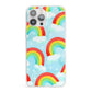 Rainbow Sky iPhone 13 Pro Max Clear Bumper Case