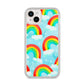 Rainbow Sky iPhone 14 Plus Clear Tough Case Starlight