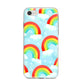 Rainbow Sky iPhone 8 Bumper Case on Silver iPhone
