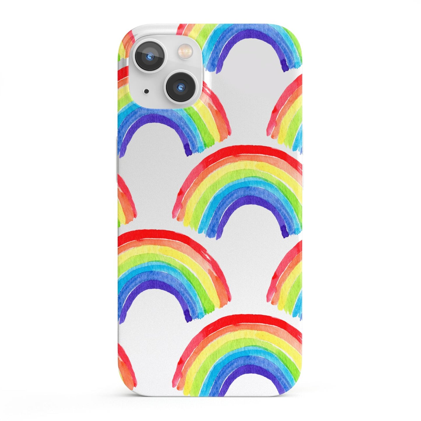 Rainbow iPhone 13 Full Wrap 3D Snap Case