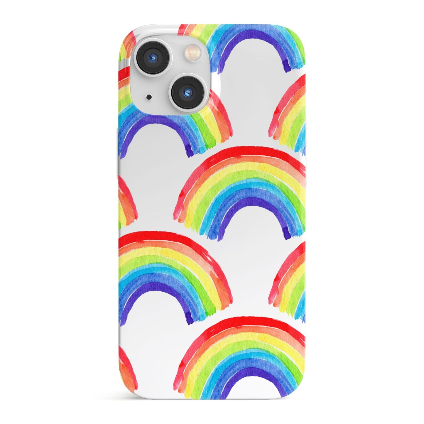 Rainbow iPhone 13 Mini Full Wrap 3D Snap Case
