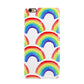 Rainbow iPhone 6 Plus 3D Snap Case on Gold Phone