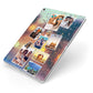 Rainy Evening Scene Photo Montage Apple iPad Case on Silver iPad Side View