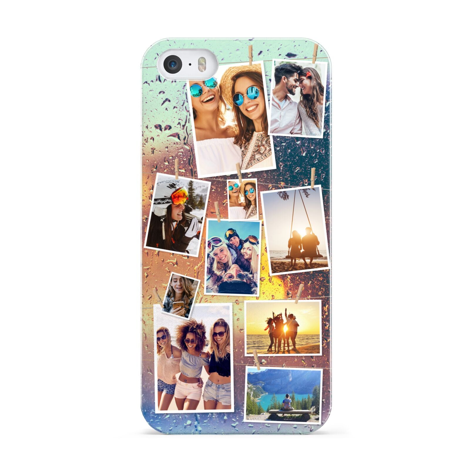 Rainy Evening Scene Photo Montage Apple iPhone 5 Case