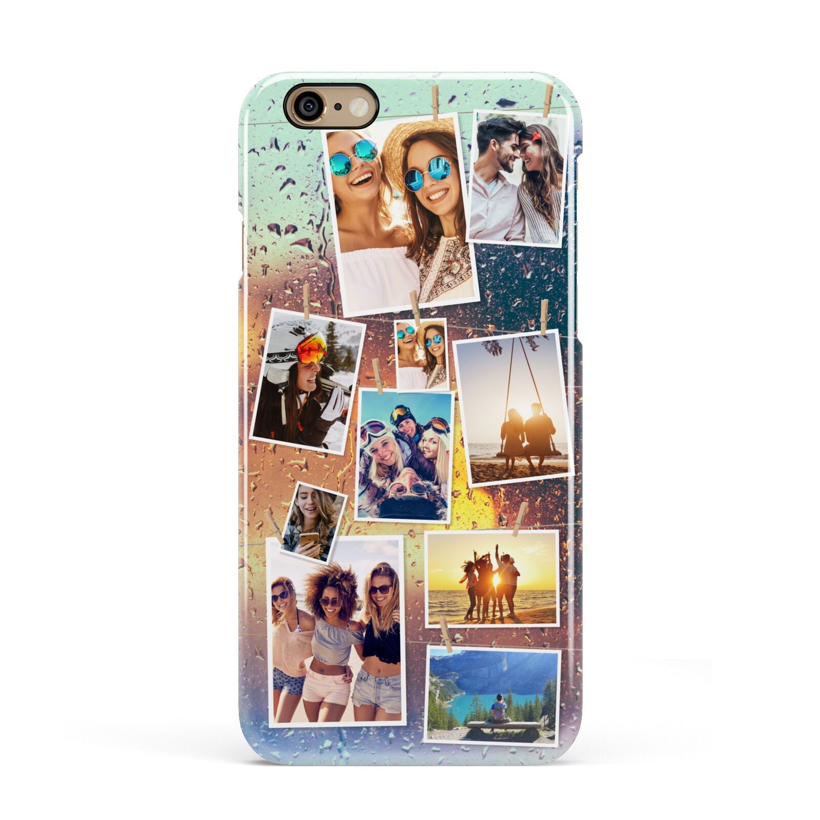 Rainy Evening Scene Photo Montage Apple iPhone 6 3D Snap Case