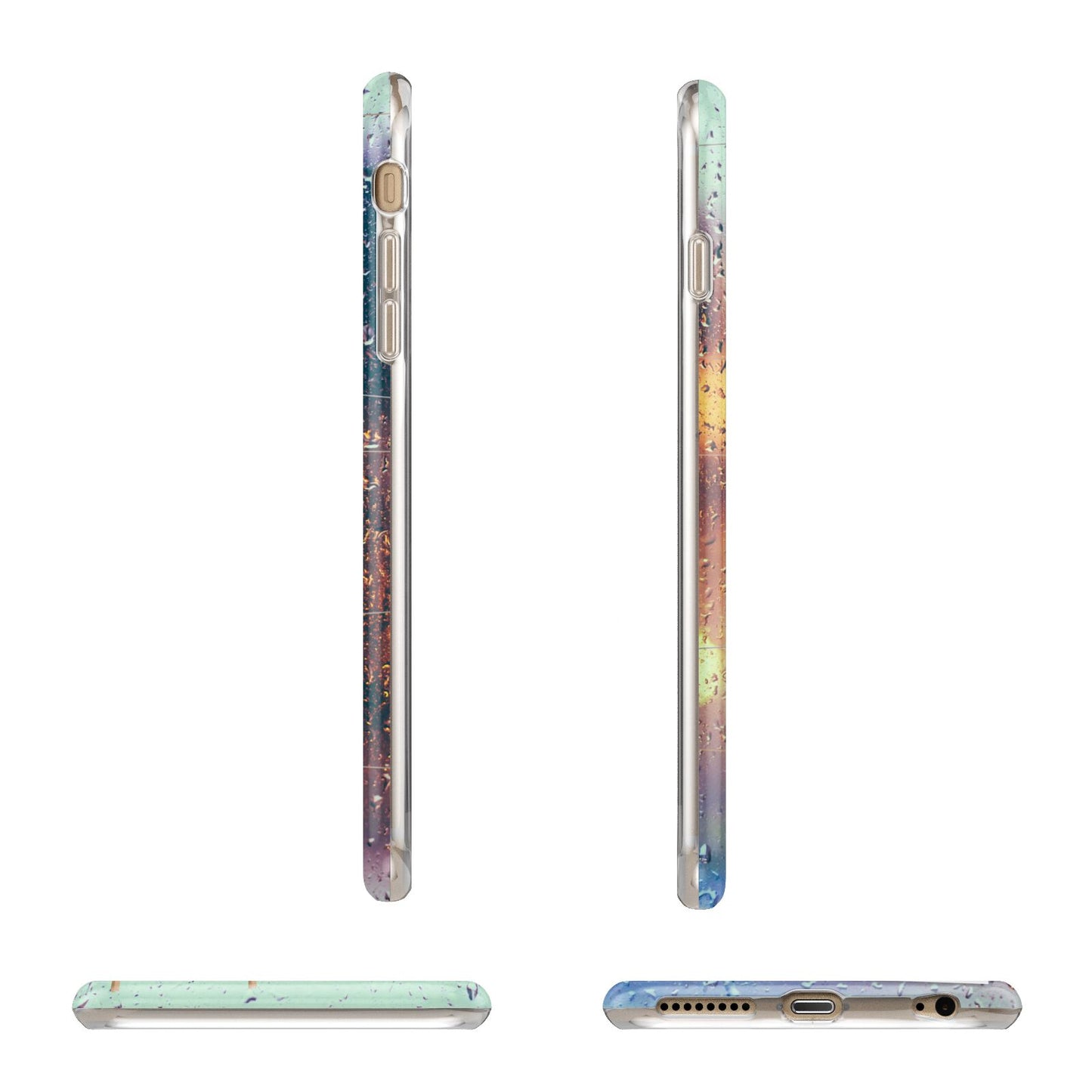 Rainy Evening Scene Photo Montage Apple iPhone 6 Plus 3D Wrap Tough Case Alternative Image Angles