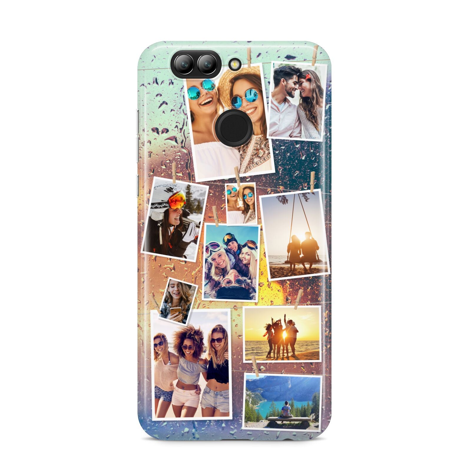 Rainy Evening Scene Photo Montage Huawei Nova 2s Phone Case