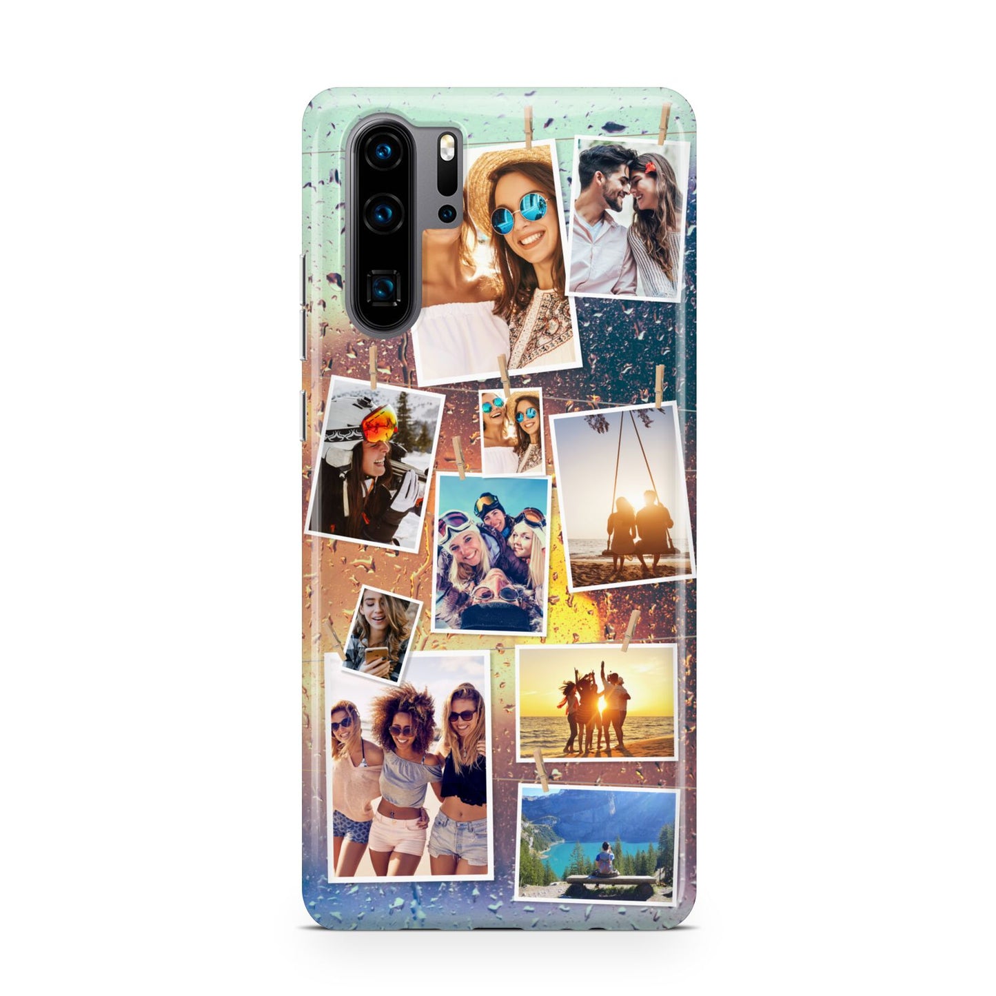 Rainy Evening Scene Photo Montage Huawei P30 Pro Phone Case