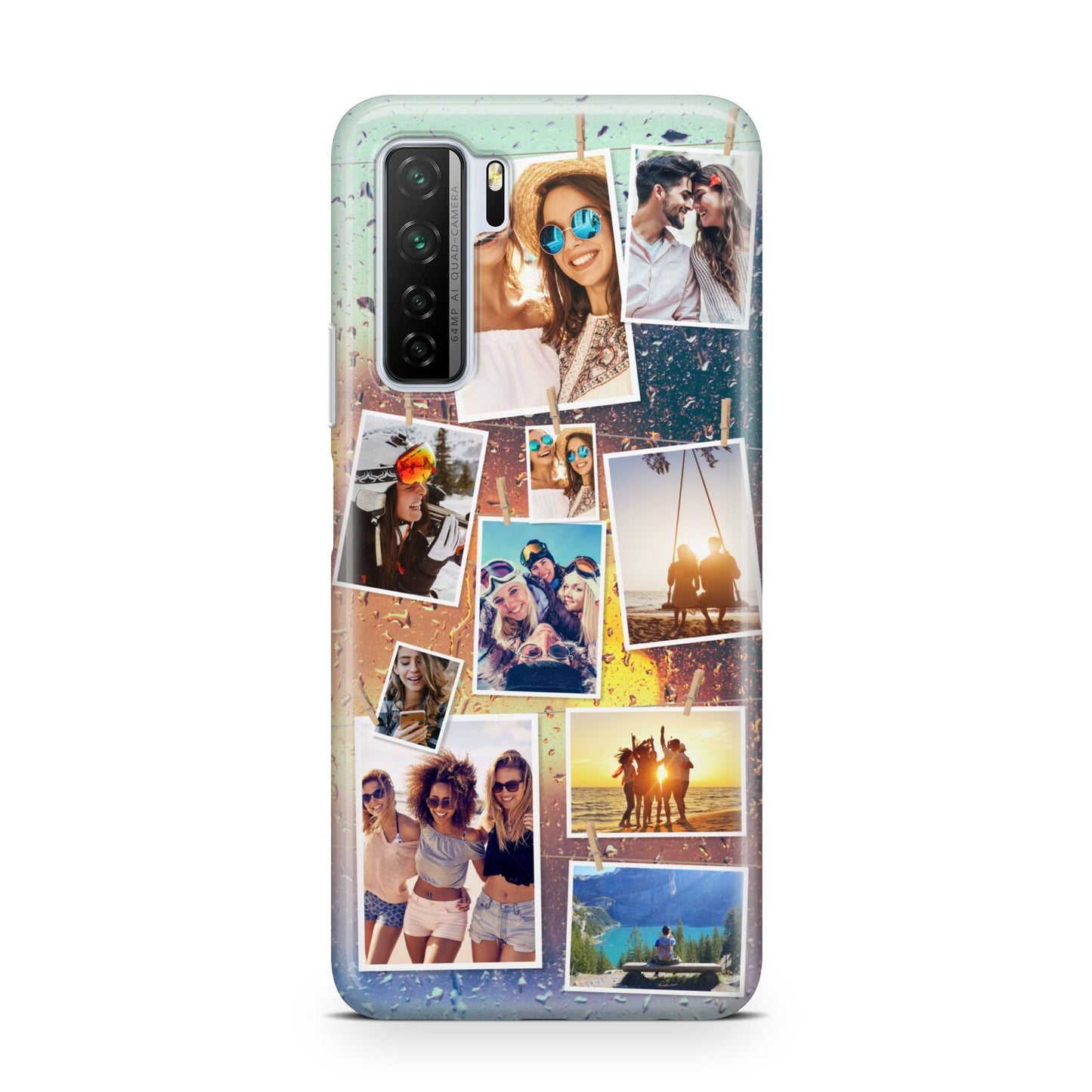 Rainy Evening Scene Photo Montage Huawei P40 Lite 5G Phone Case