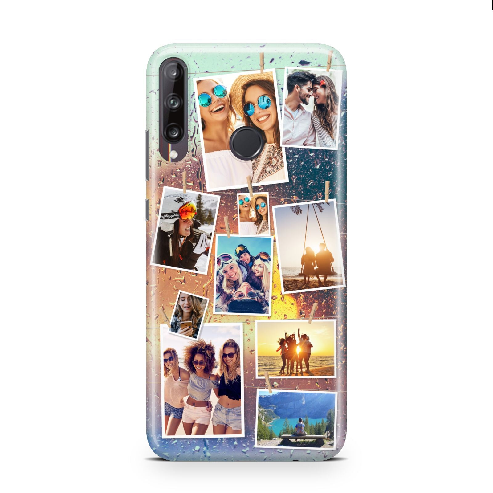 Rainy Evening Scene Photo Montage Huawei P40 Lite E Phone Case