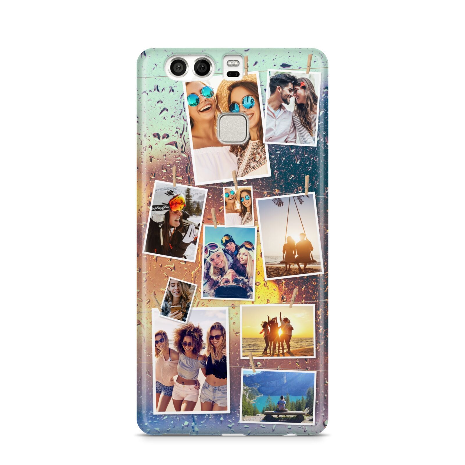 Rainy Evening Scene Photo Montage Huawei P9 Case