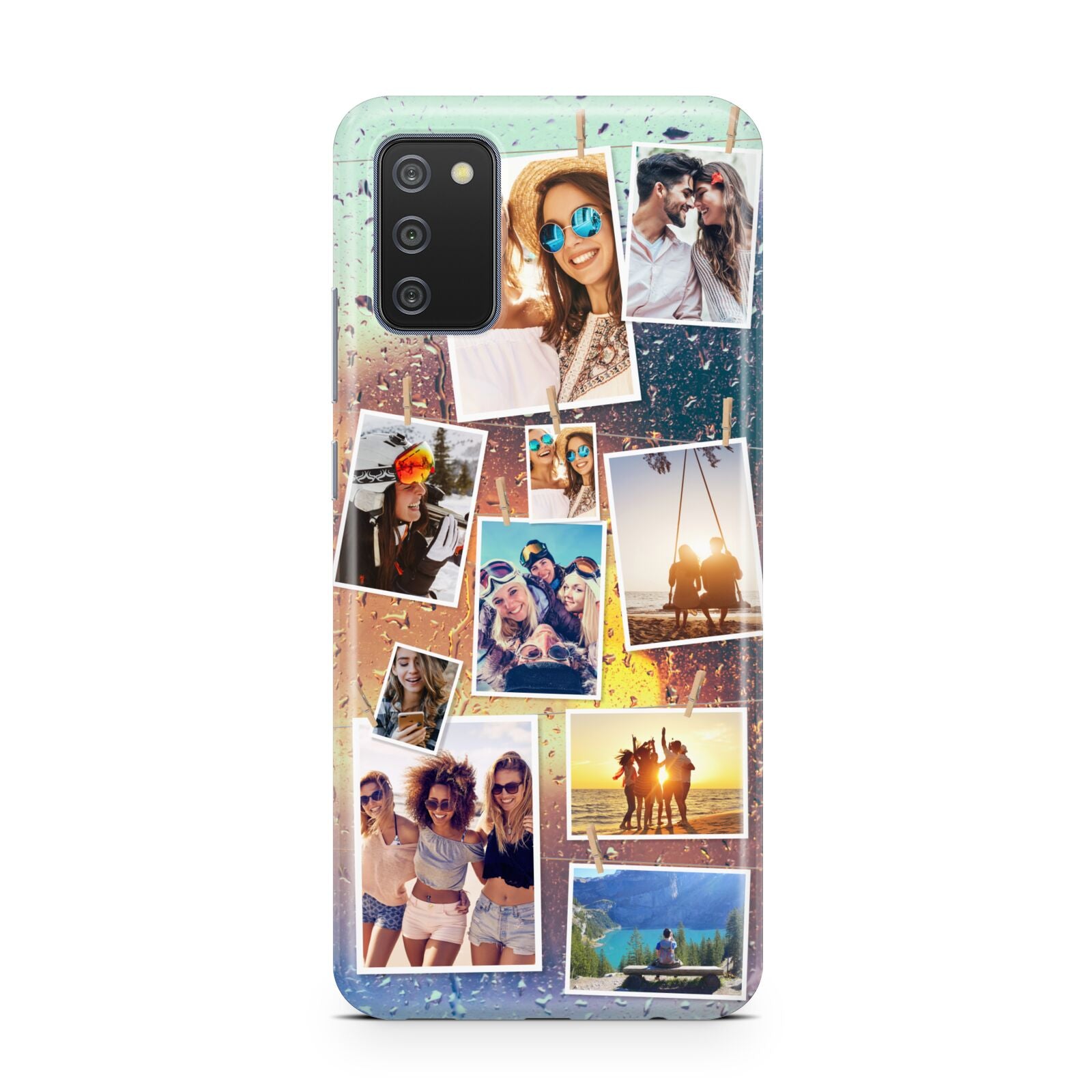 Rainy Evening Scene Photo Montage Samsung A02s Case