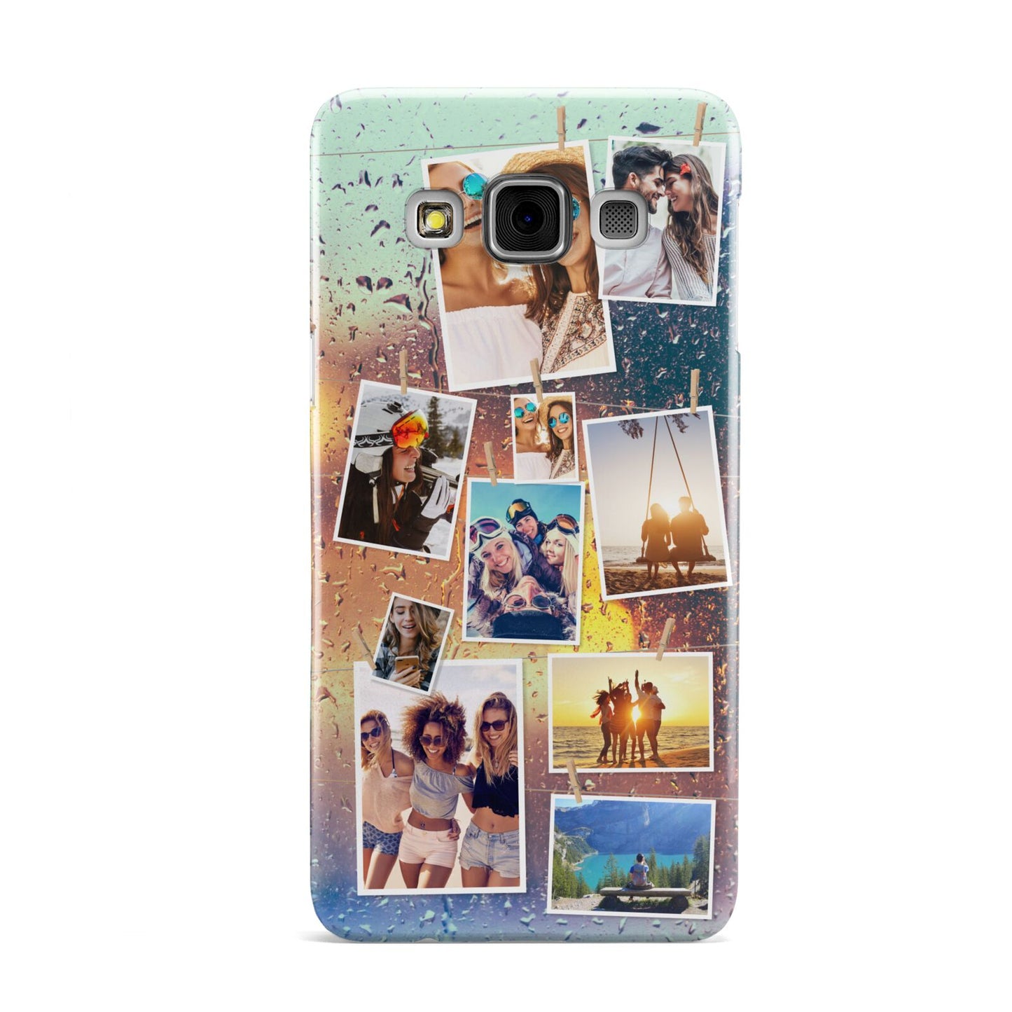 Rainy Evening Scene Photo Montage Samsung Galaxy A3 Case