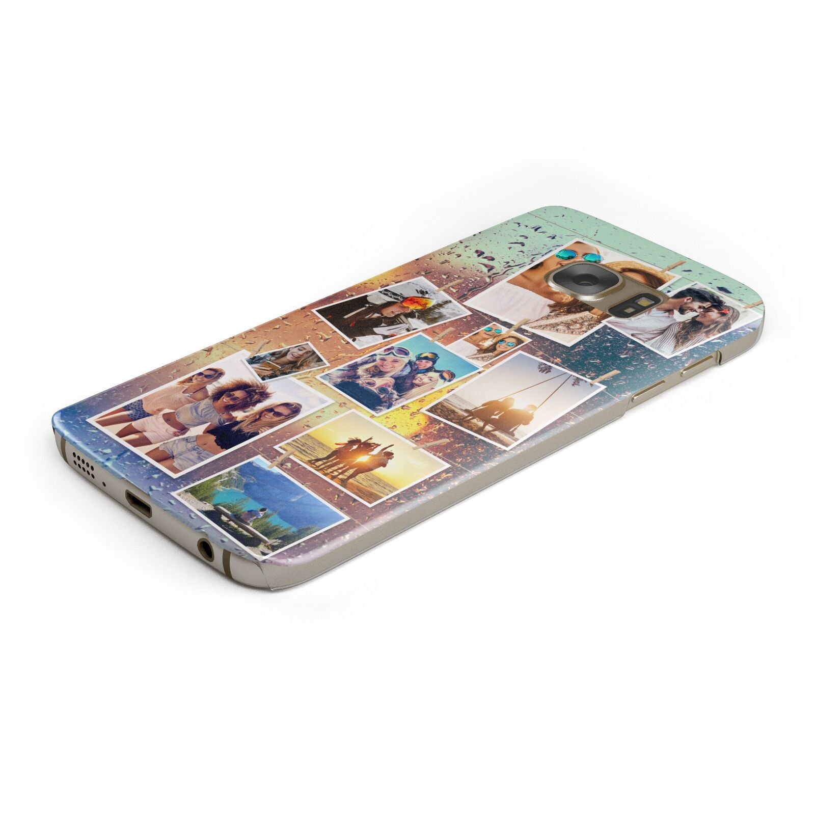 Rainy Evening Scene Photo Montage Samsung Galaxy Case Bottom Cutout