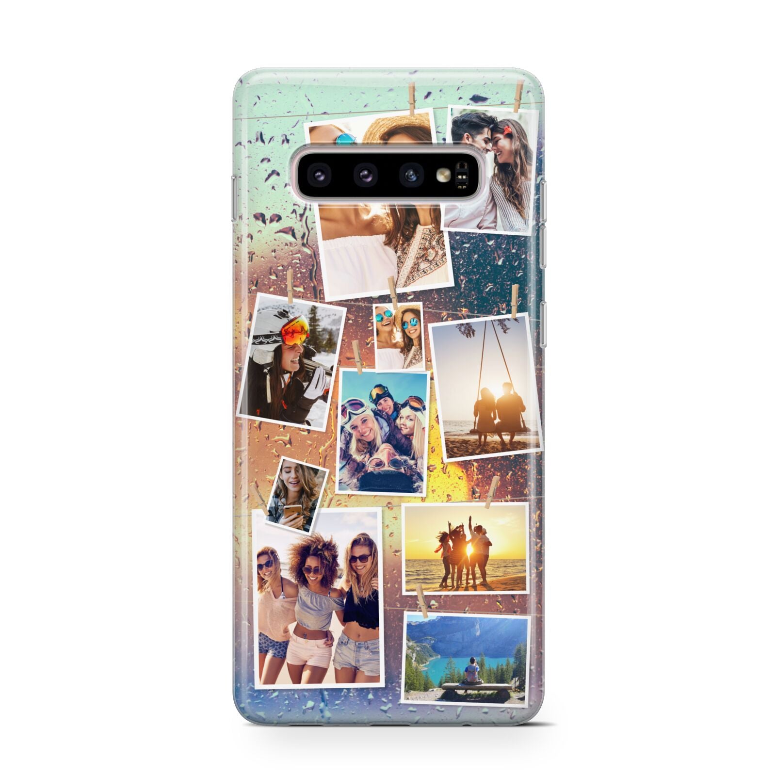 Rainy Evening Scene Photo Montage Samsung Galaxy S10 Case