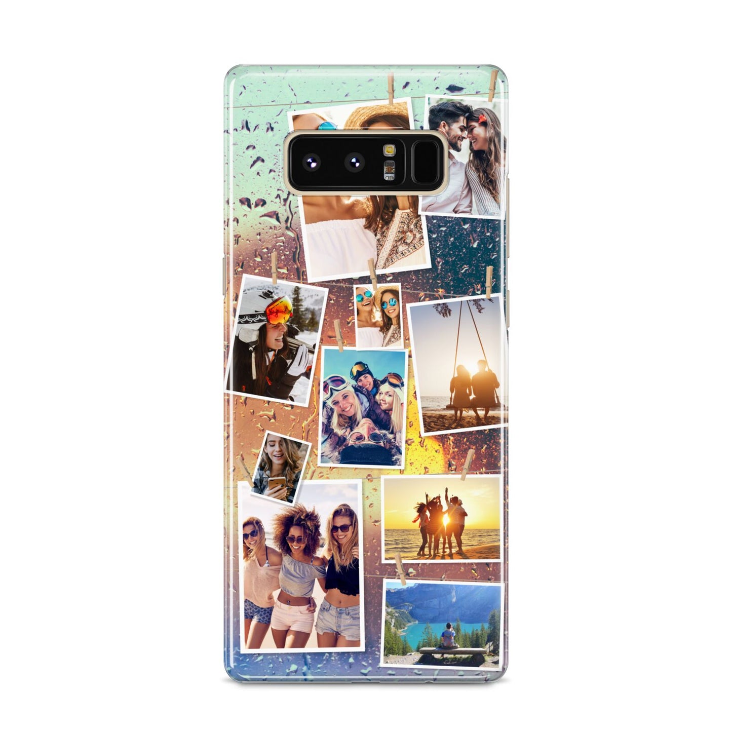 Rainy Evening Scene Photo Montage Samsung Galaxy S8 Case
