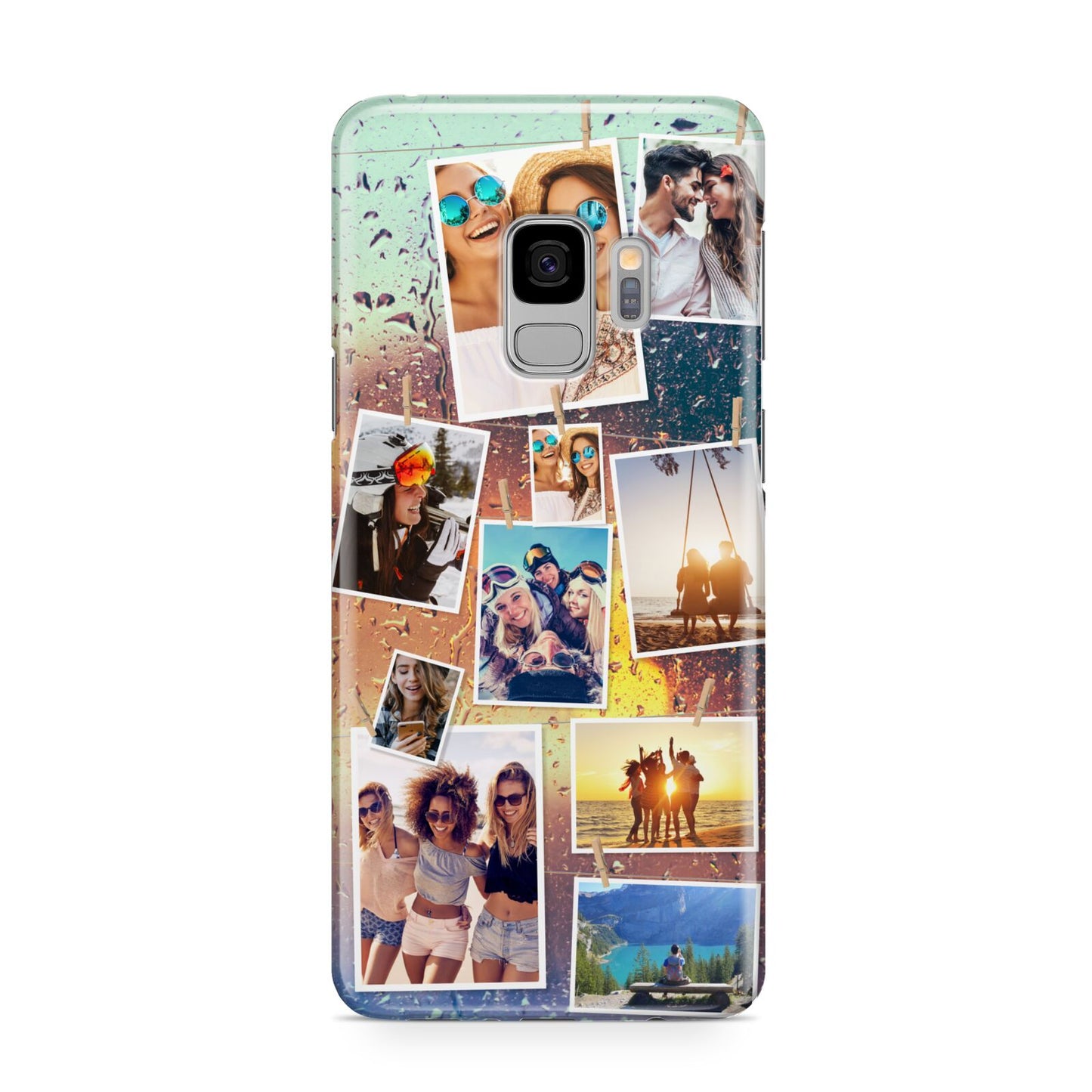 Rainy Evening Scene Photo Montage Samsung Galaxy S9 Case