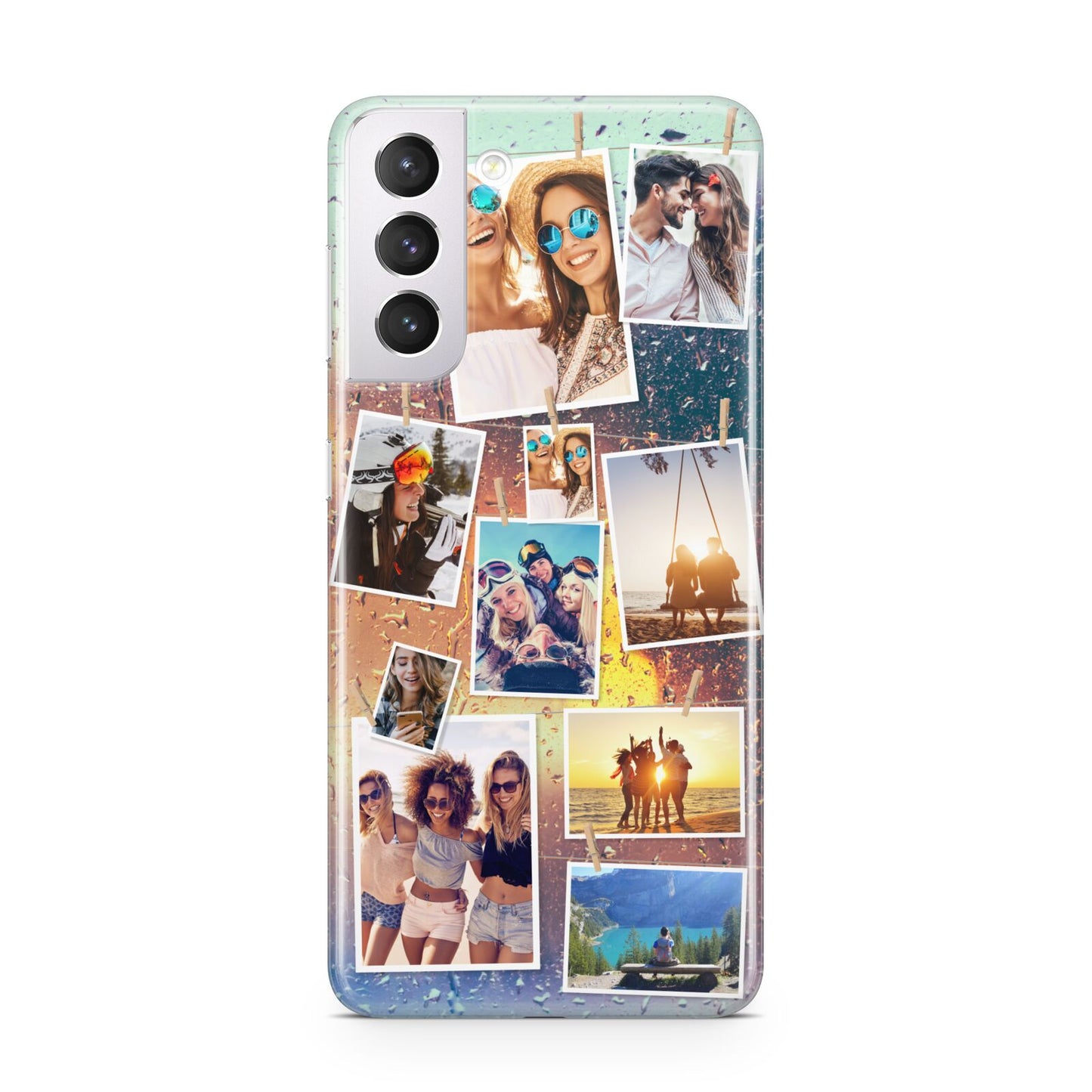 Rainy Evening Scene Photo Montage Samsung S21 Case