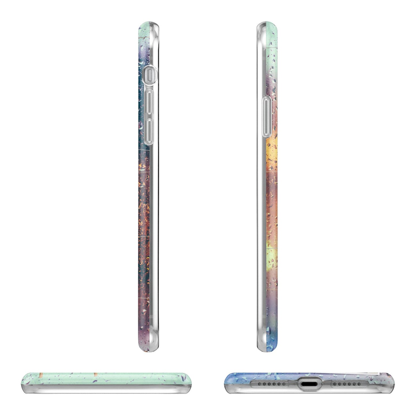 Rainy Evening Scene Photo Montage iPhone 11 Pro 3D Tough Case Angle Images