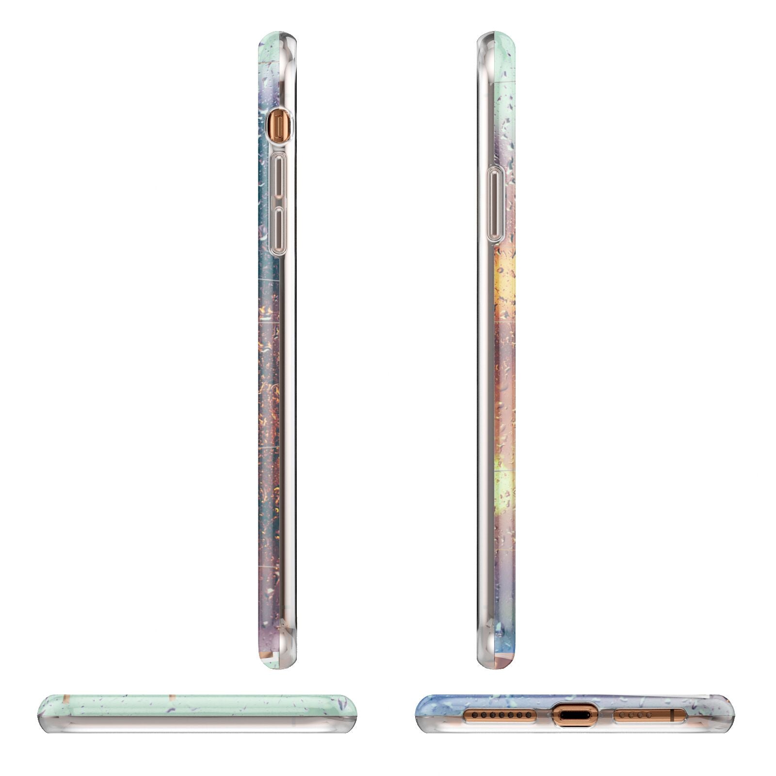 Rainy Evening Scene Photo Montage iPhone 11 Pro Max 3D Tough Case Angle Images