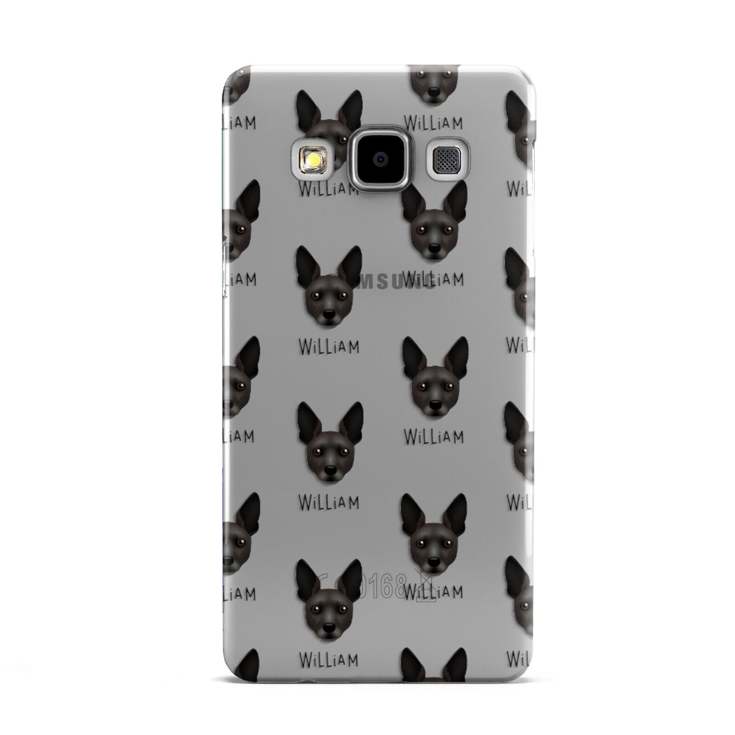 Rat Terrier Icon with Name Samsung Galaxy A5 Case