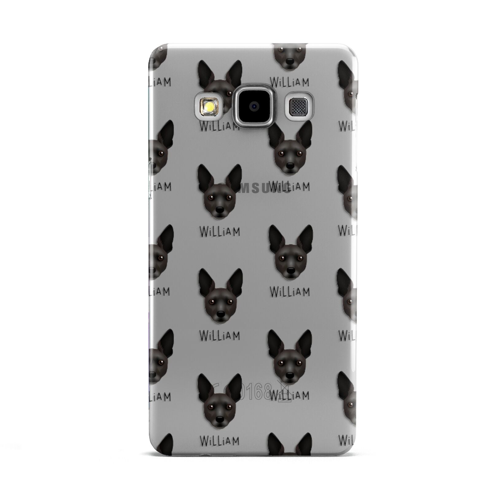 Rat Terrier Icon with Name Samsung Galaxy A5 Case