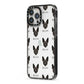 Rat Terrier Icon with Name iPhone 13 Pro Max Black Impact Case Side Angle on Silver phone