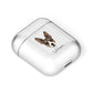 Rat Terrier Personalised AirPods Case Laid Flat