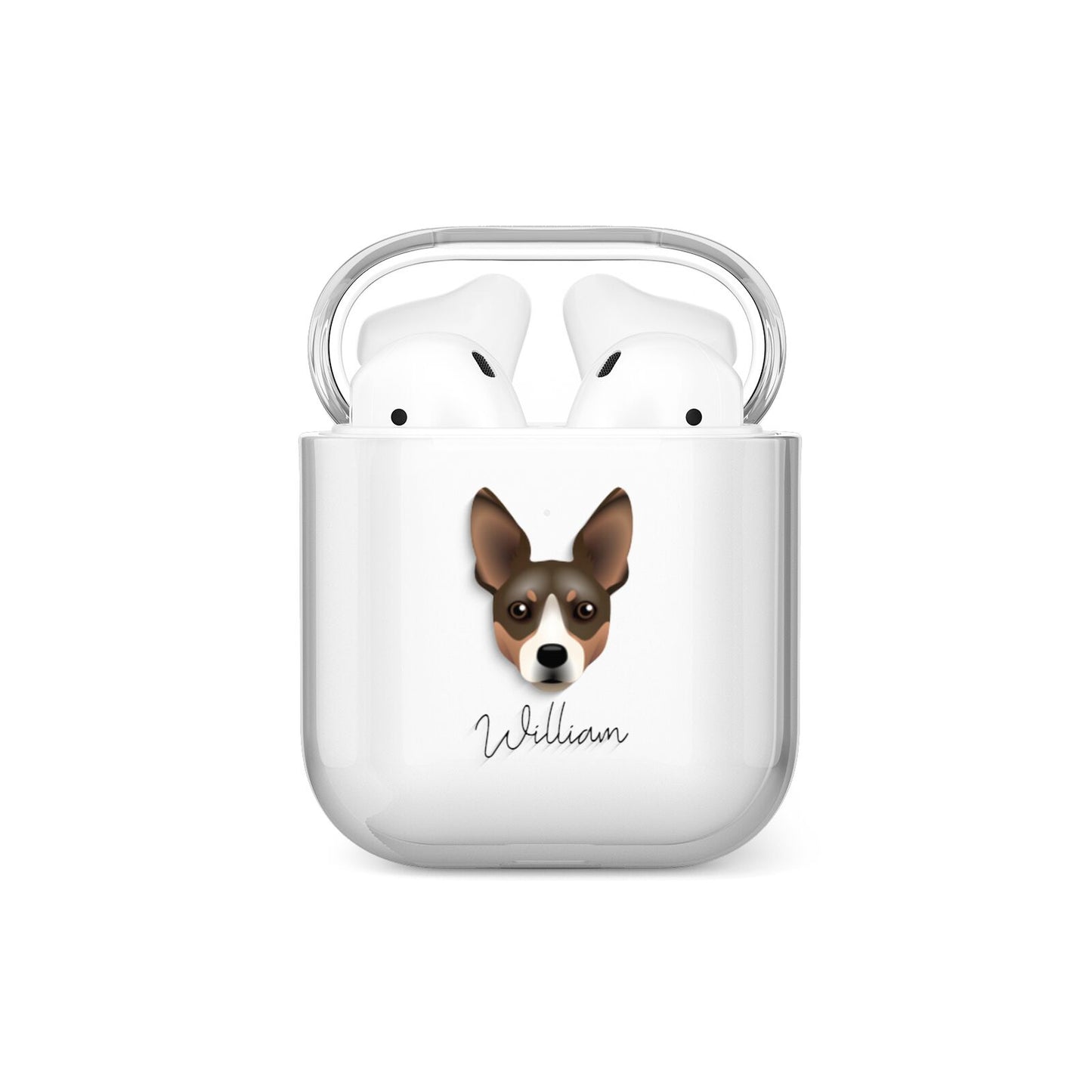 Rat Terrier Personalised AirPods Case